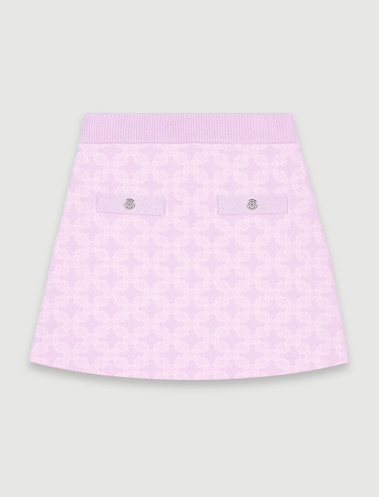 Jacquard knit skirt