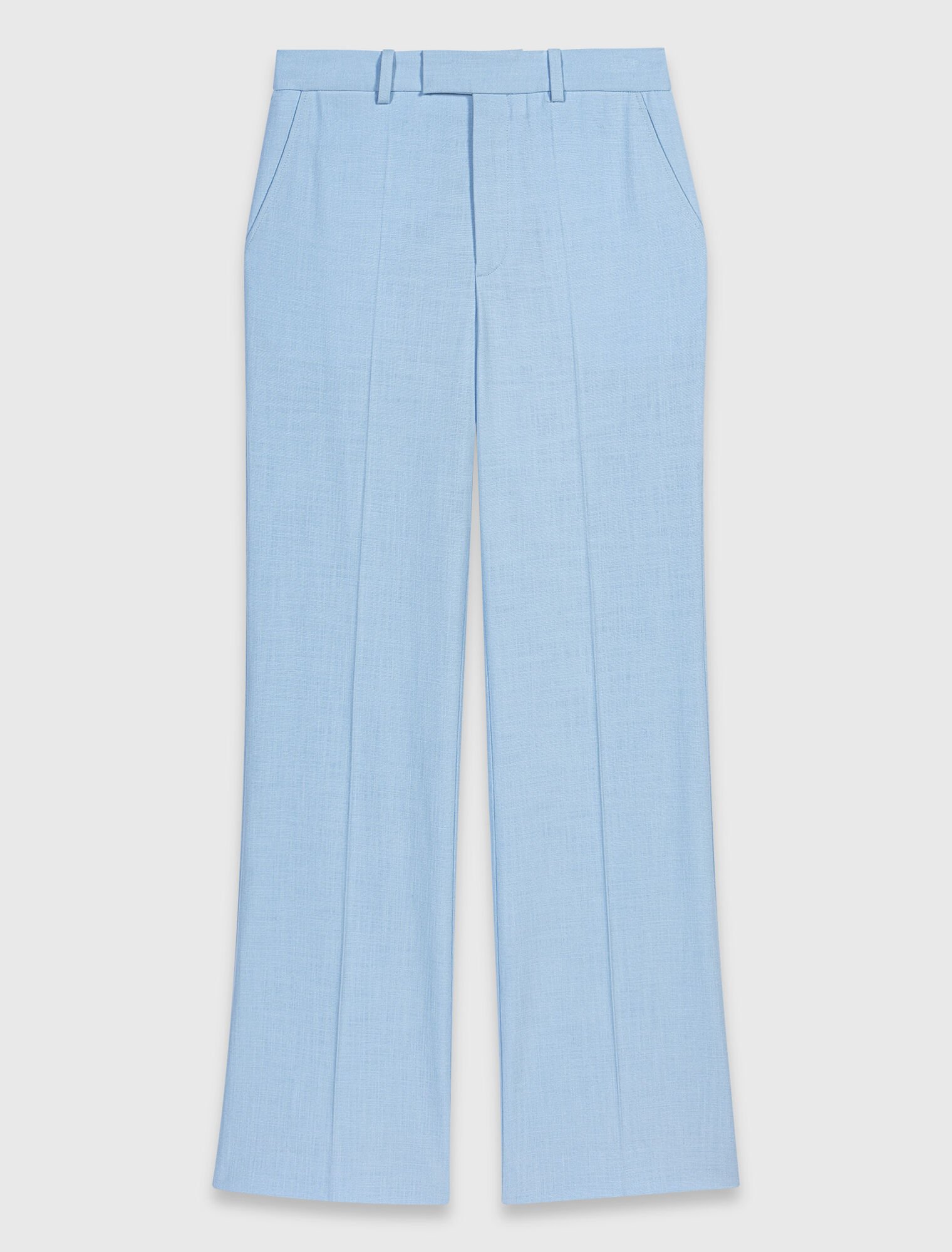 Suit trousers with pleats