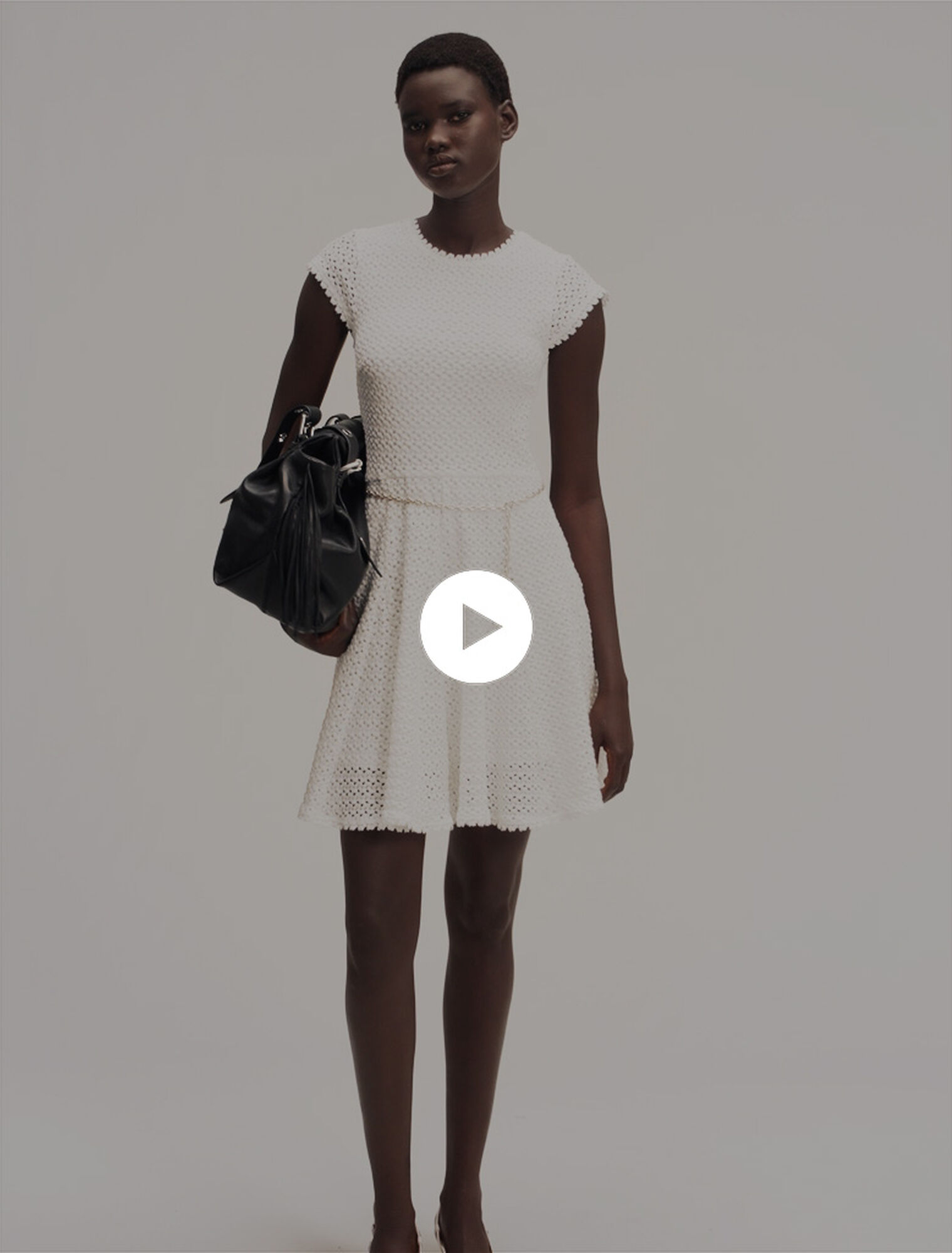 Mini crochet dress