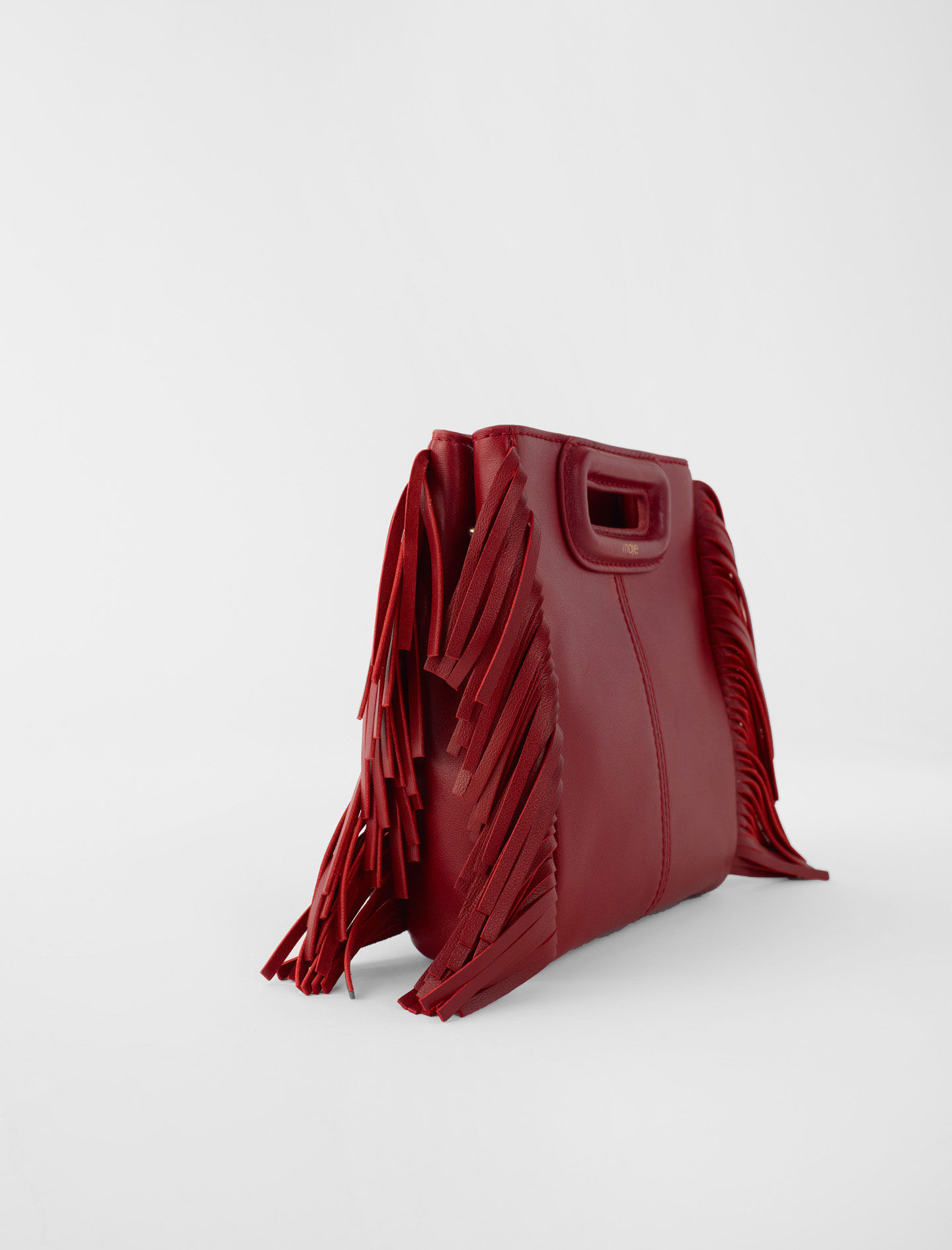 Red leather bag strap new arrivals