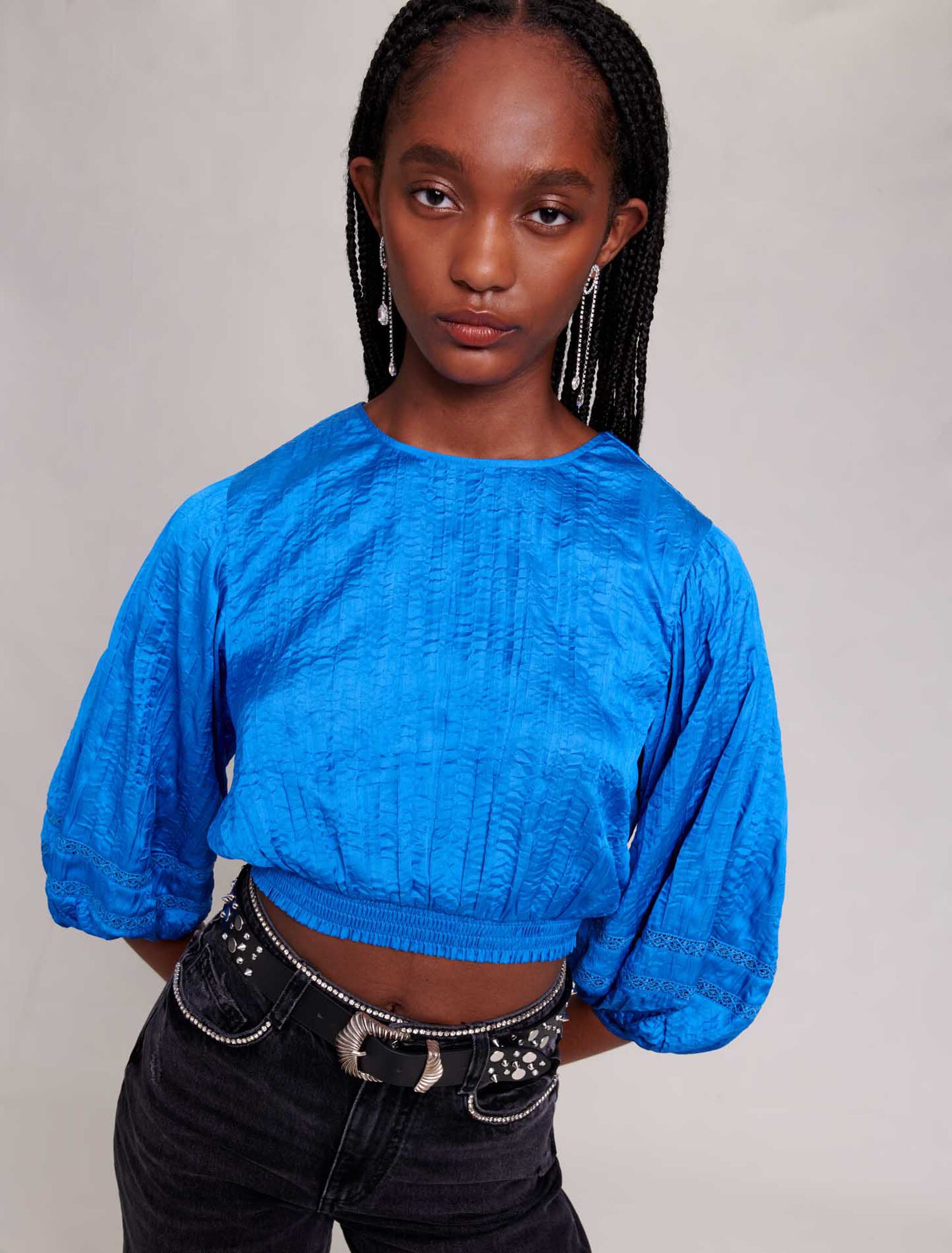 Satin top