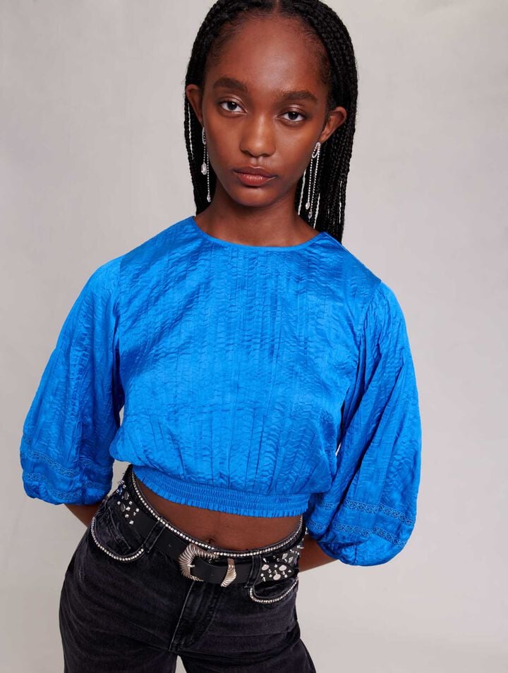 Satin top