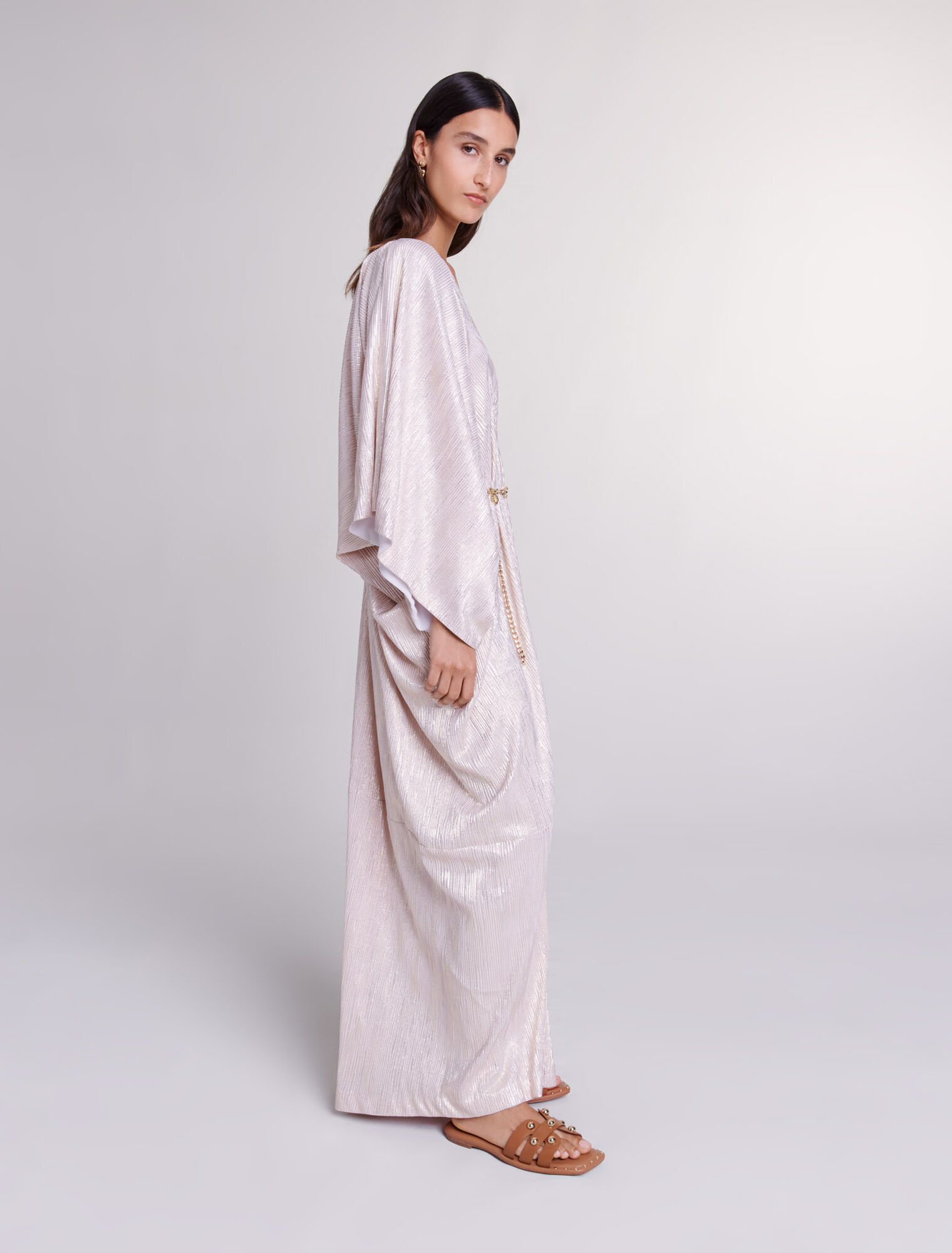 Belted maxi dress
