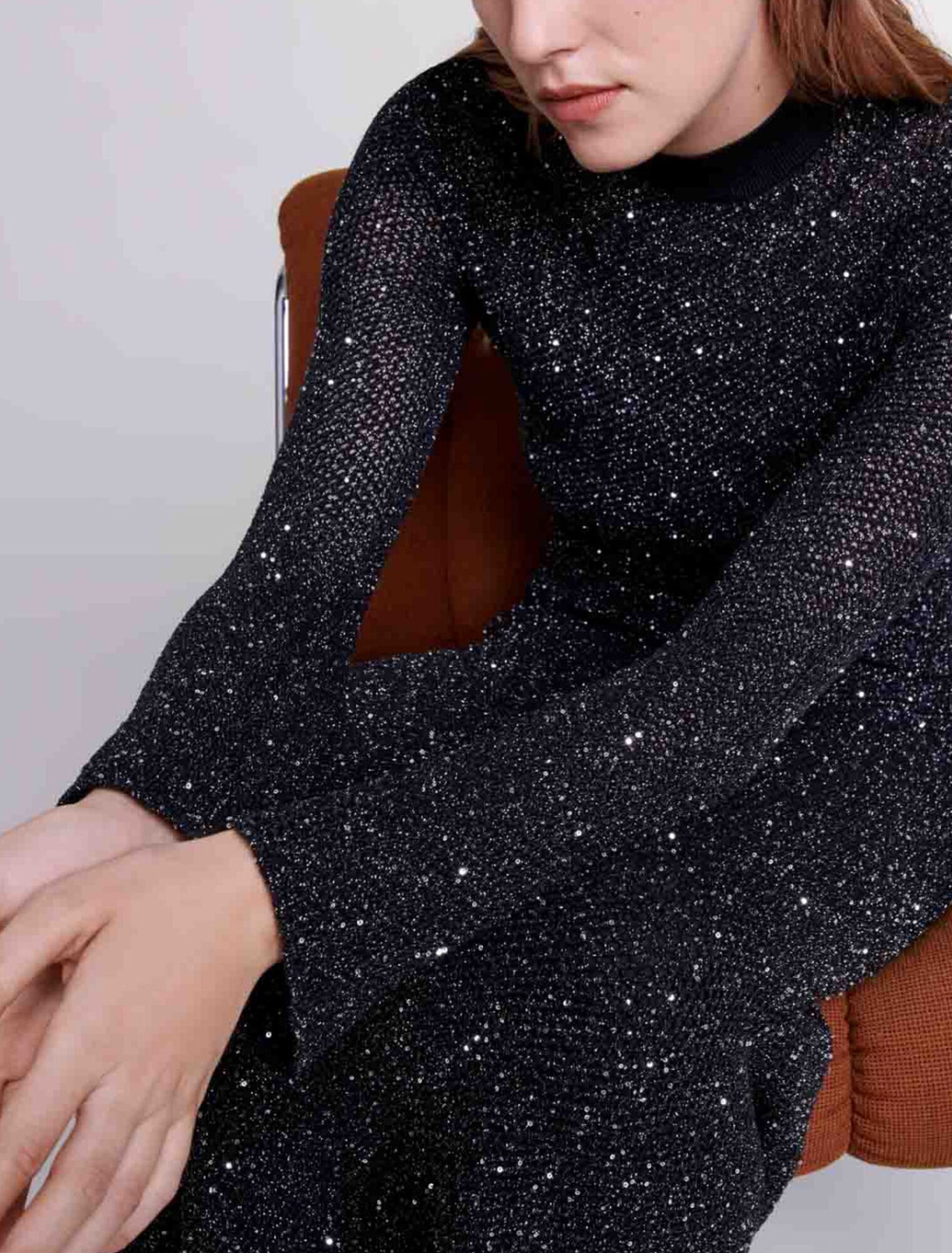 Knit maxi dress