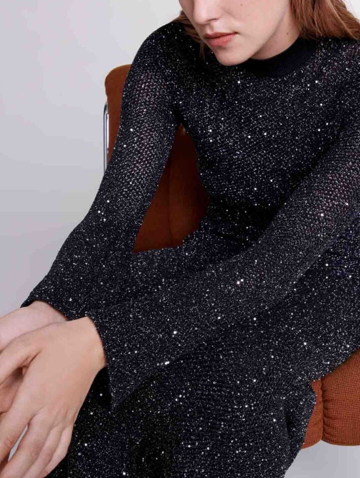 Knit maxi dress