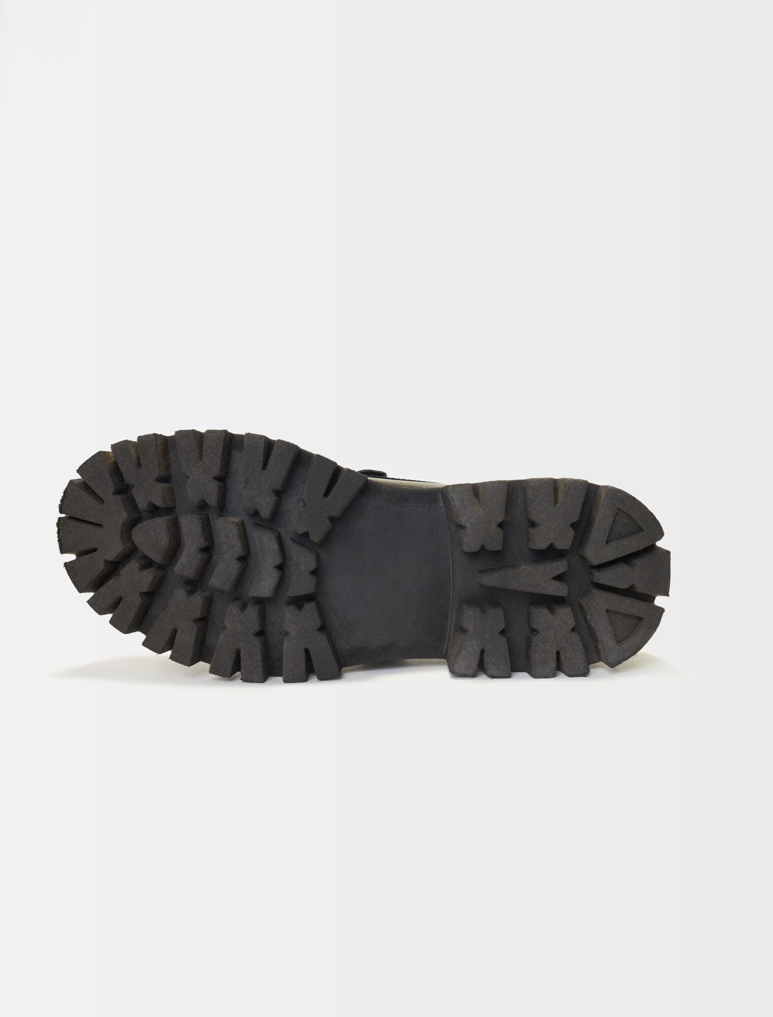 Platform moccasins with studs