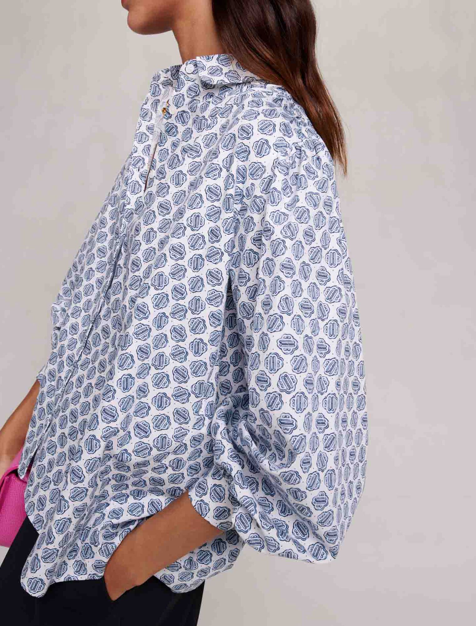 Monogram printed shirt