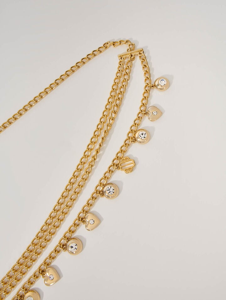 Jewellery chain belt
