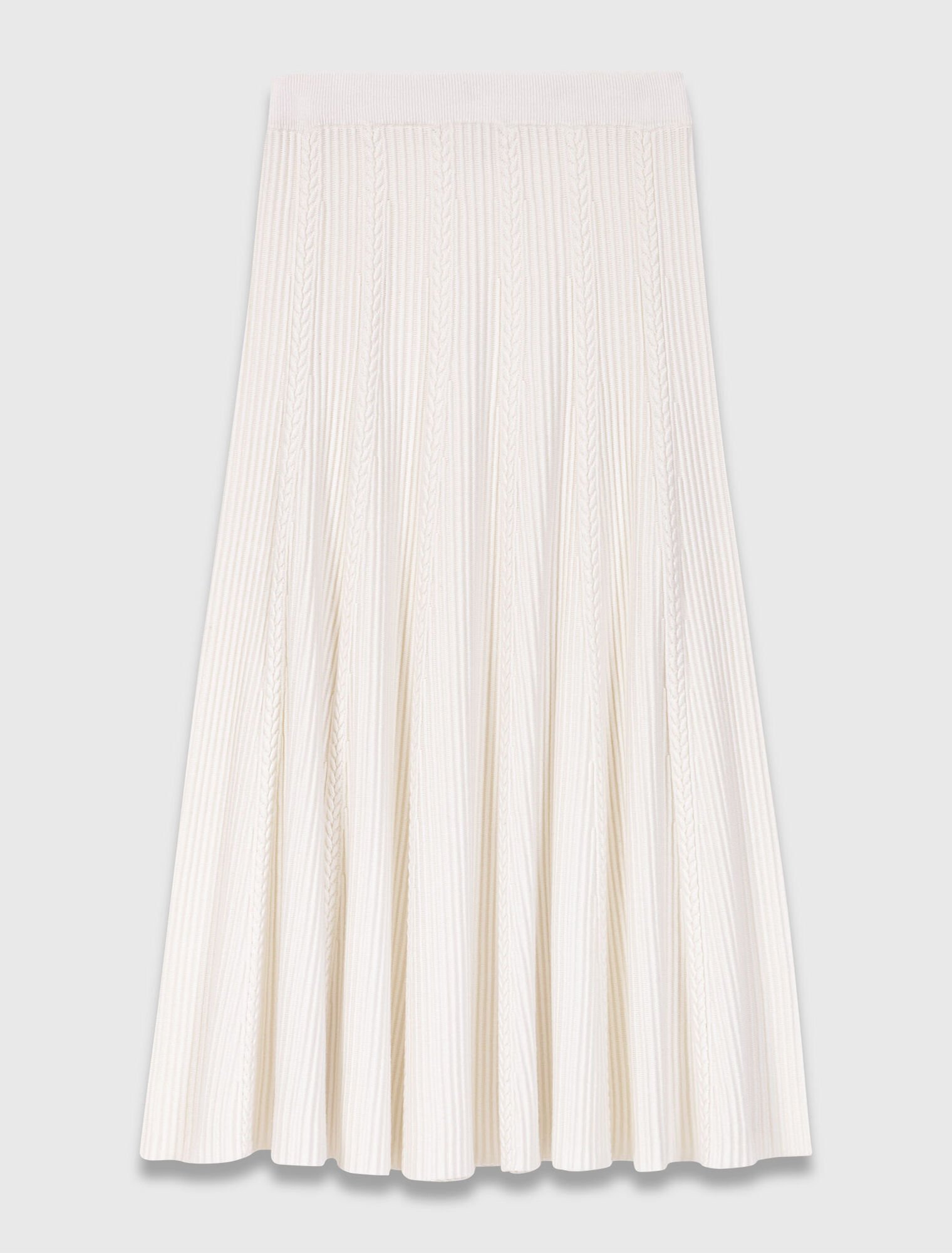 Long knit skirt