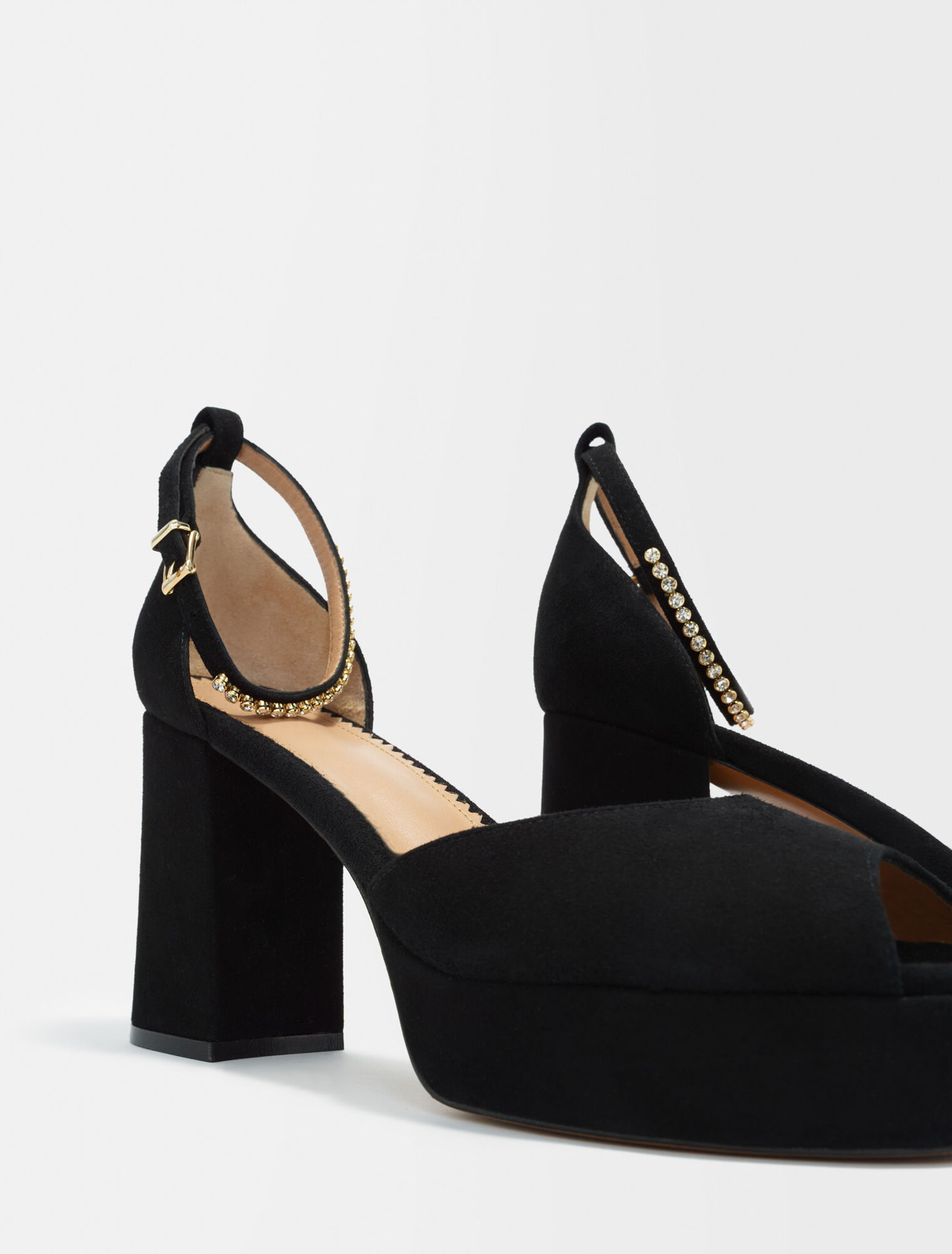 High-heeled sandals