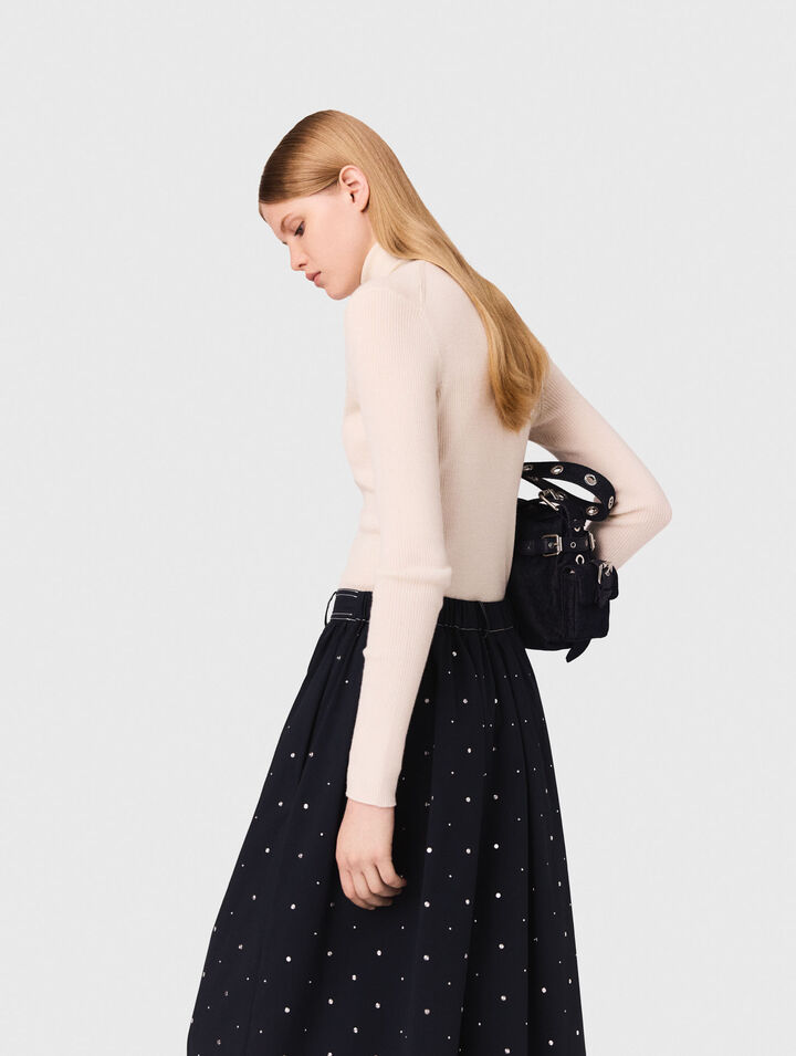 Wool and silk jumper