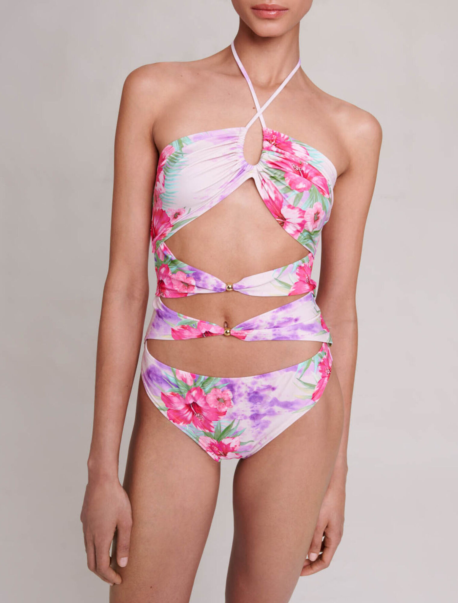 Openwork swimsuit