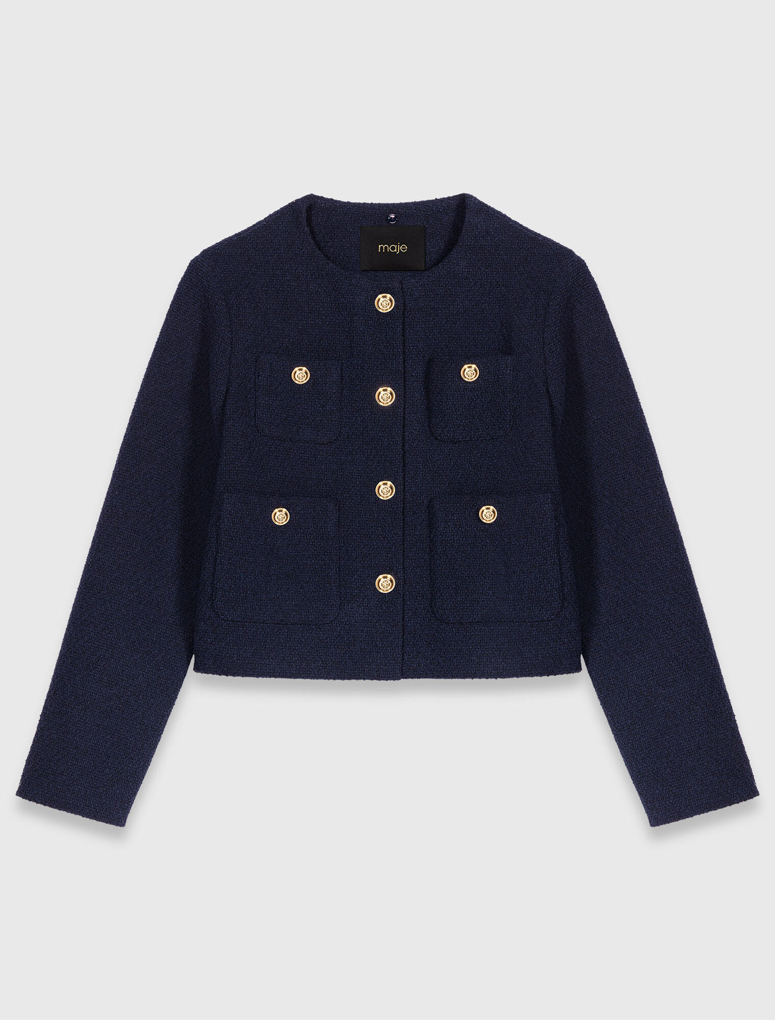 Cropped tweed jacket