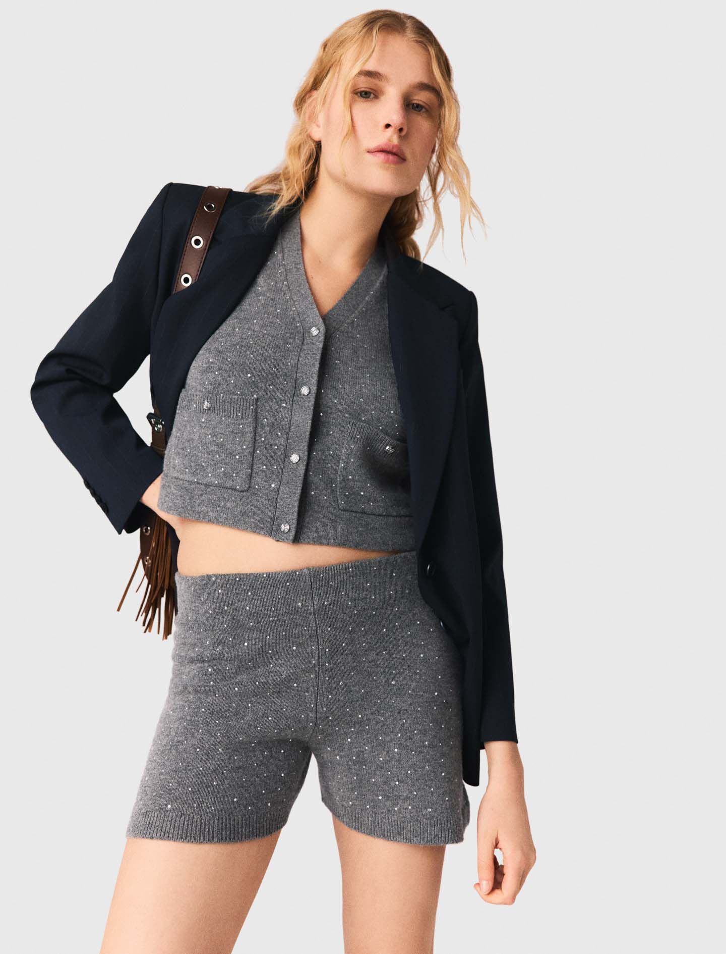 MASU 25SS SPARKLING SHORTS（DARK GRAY） 44