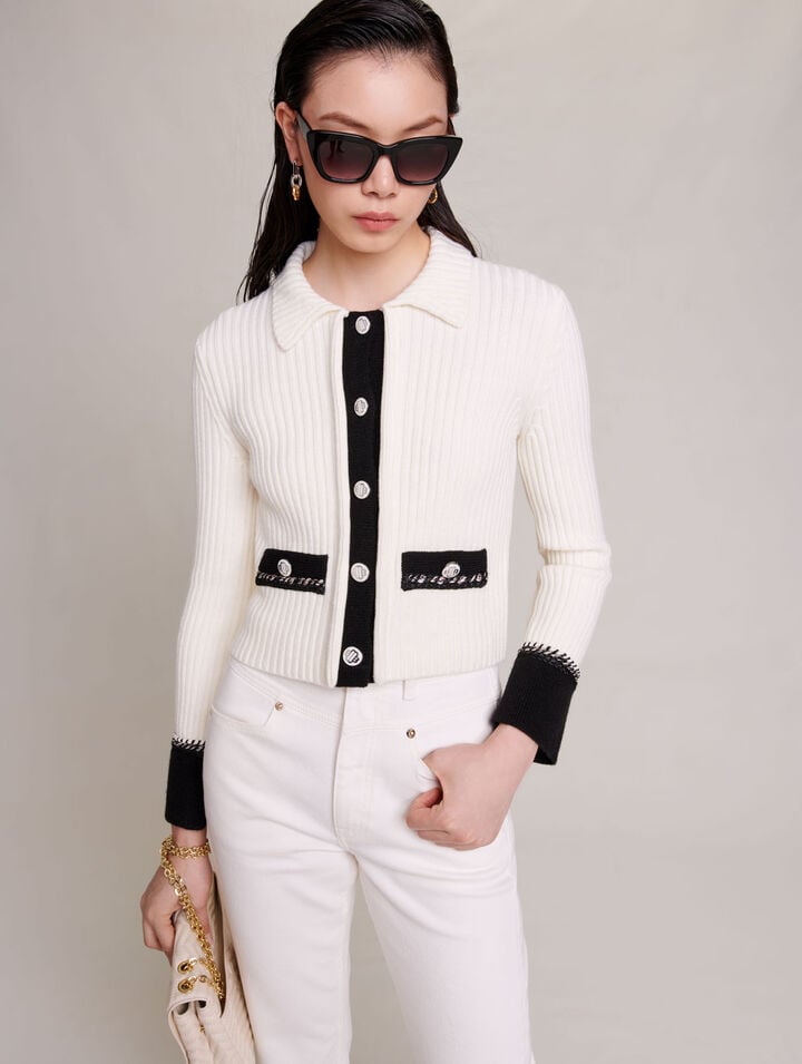 Knit cardigan