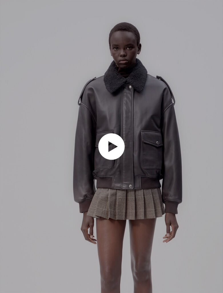 Maje leather online