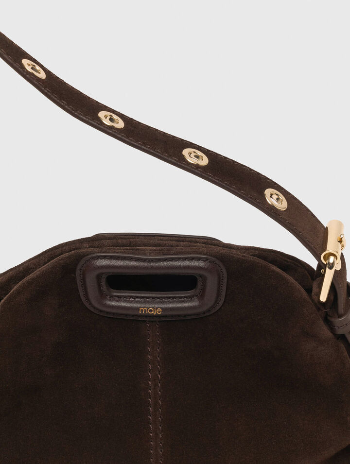 Suede leather Miss M Mini bag