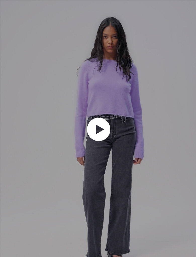 Black belted baggy jeans Black / Gray For Women | Maje
