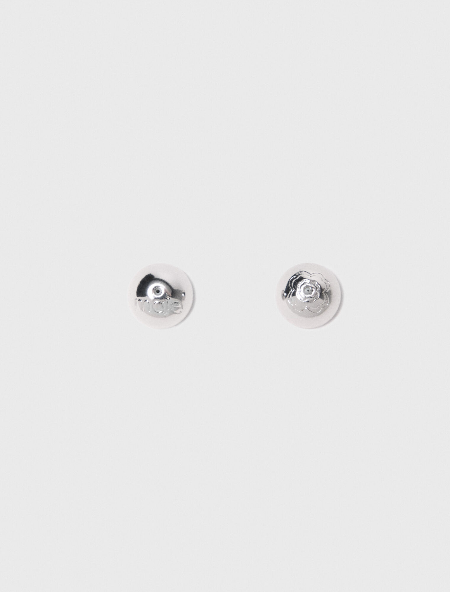 Rhinestone heart earrings