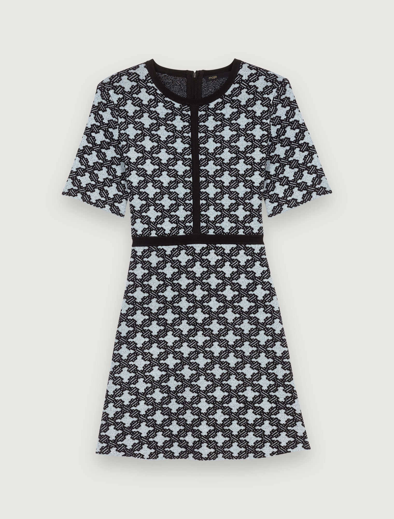 Printed knit dress