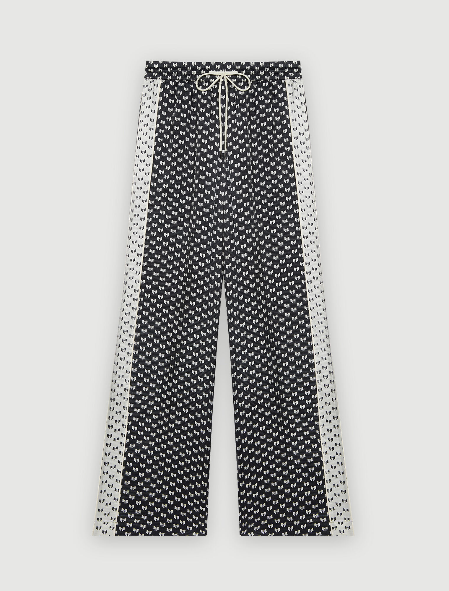 Bow print pyjama pants