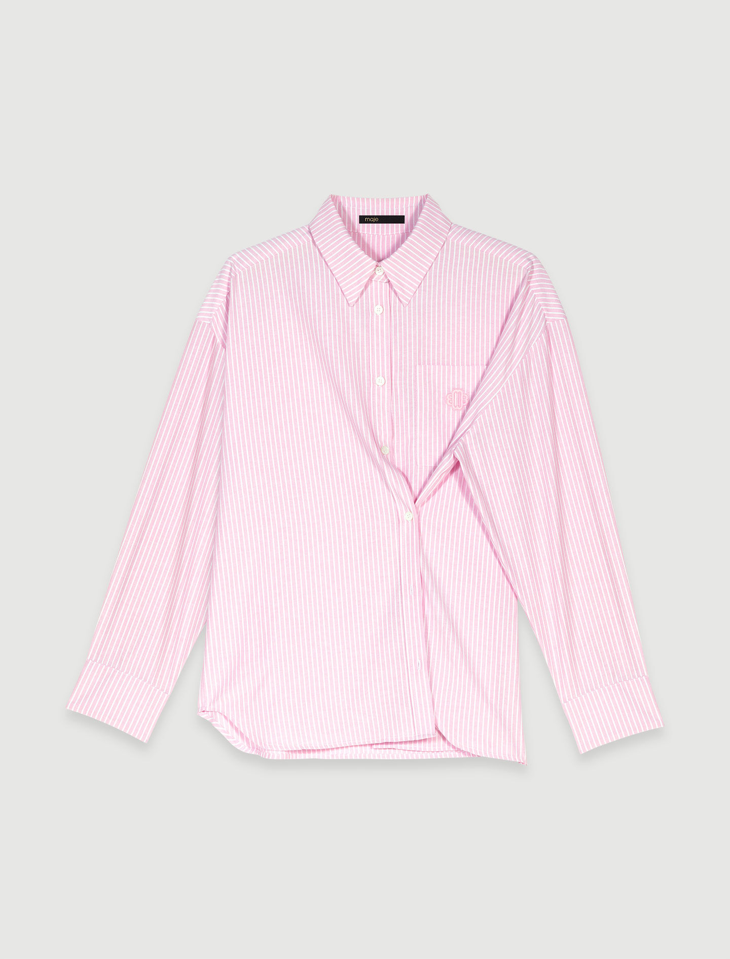 J.Crew: Classic-fit Washed Cotton Poplin Shirt In Stripe For