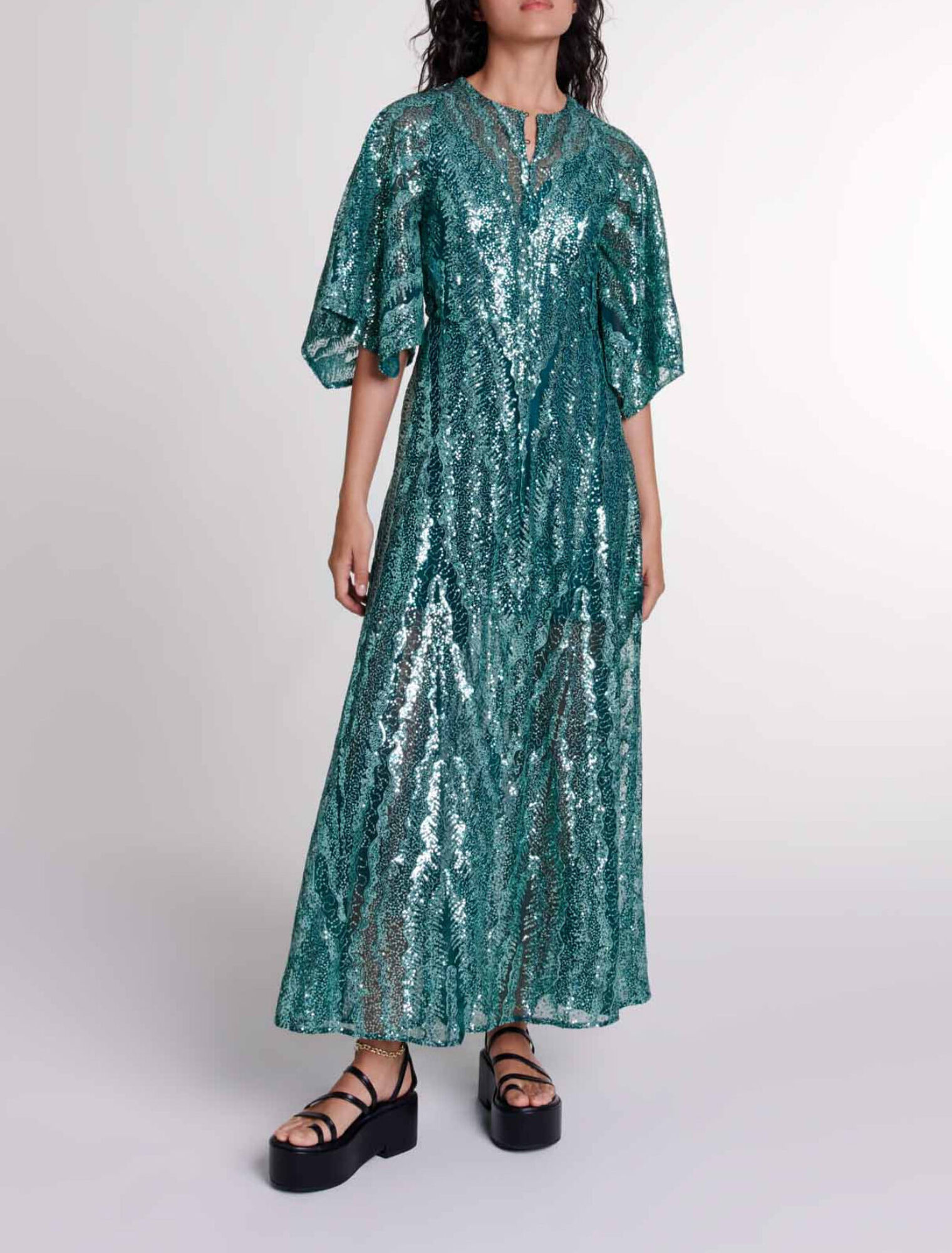 Sequin maxi dress