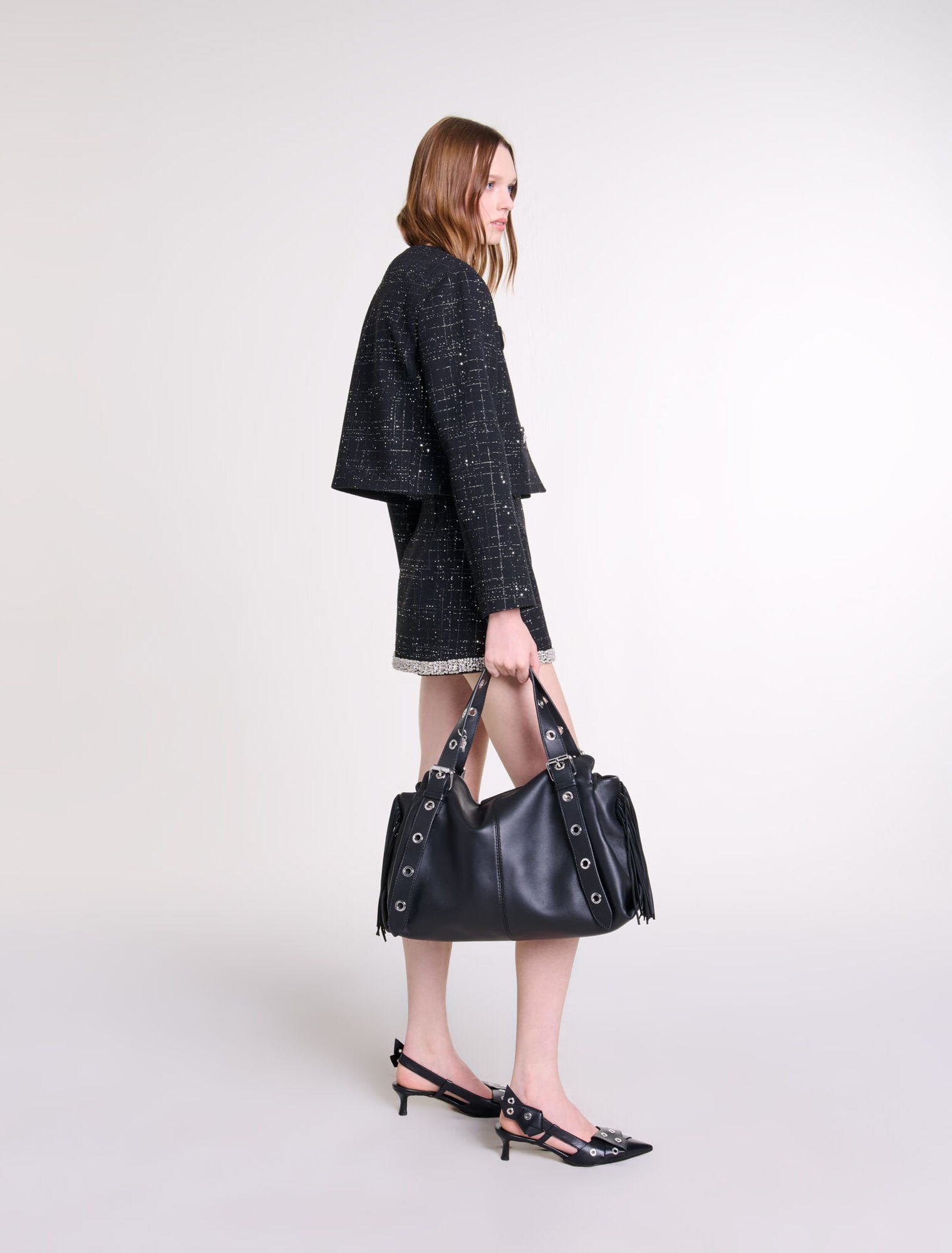 Short tweed jacket