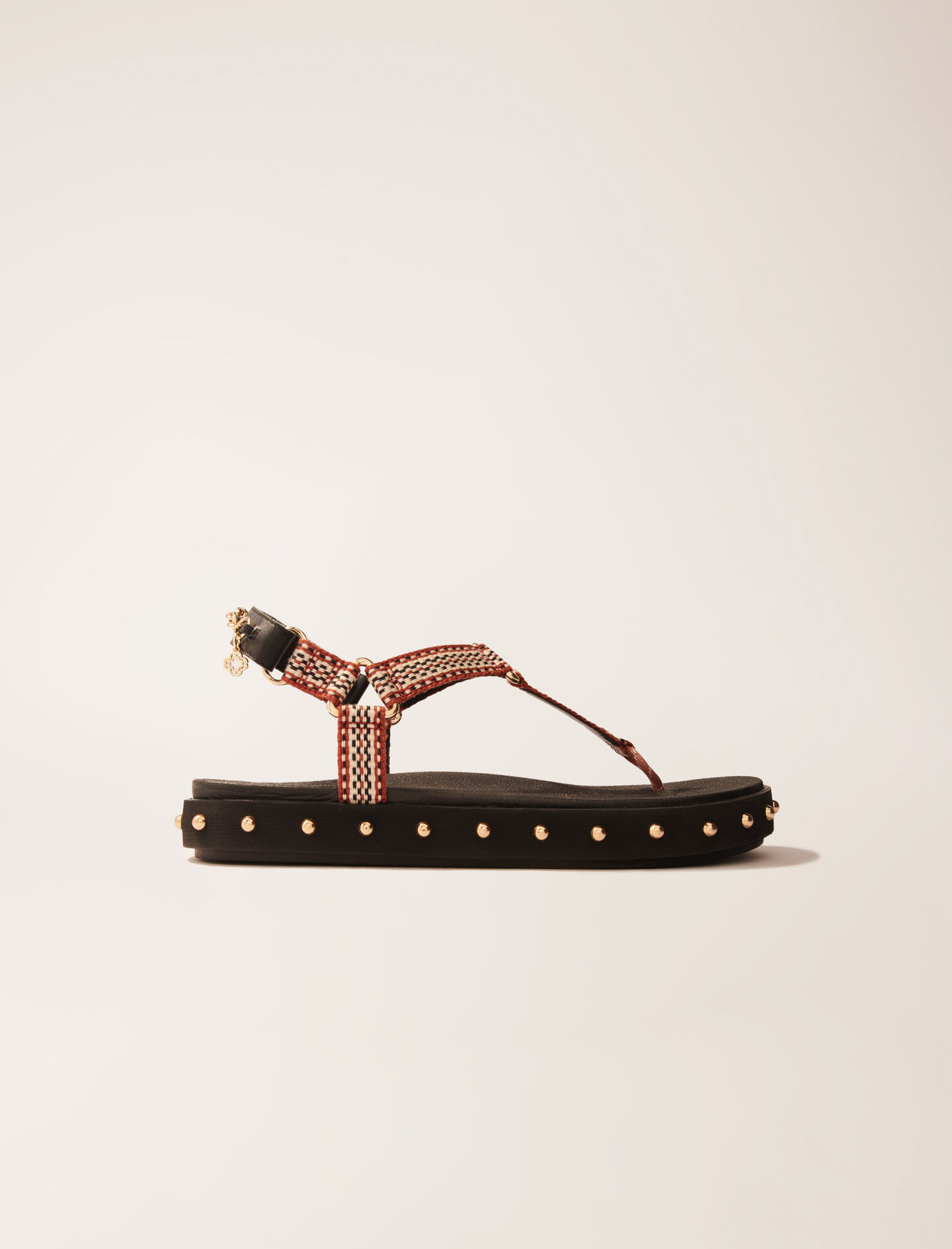 関税なし 送料無料 Riviere Flat Sandal In Rope And Leather Manebí | Alex Rivière x Manebí - Leather Sandals - Cuero