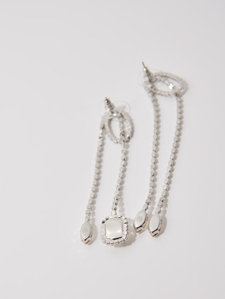 Rhinestone earrings