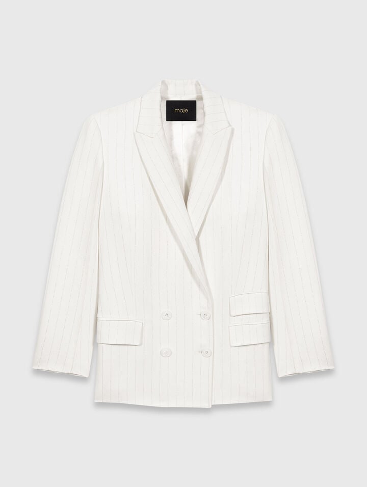Double-breasted suit jacket