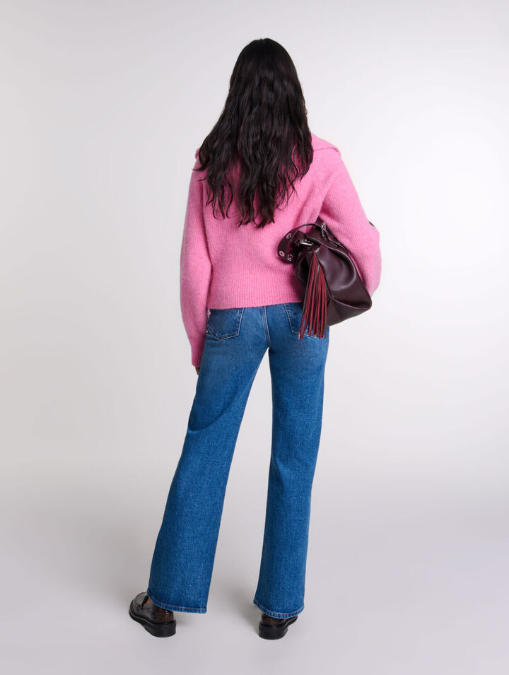 Wool-blend cardigan