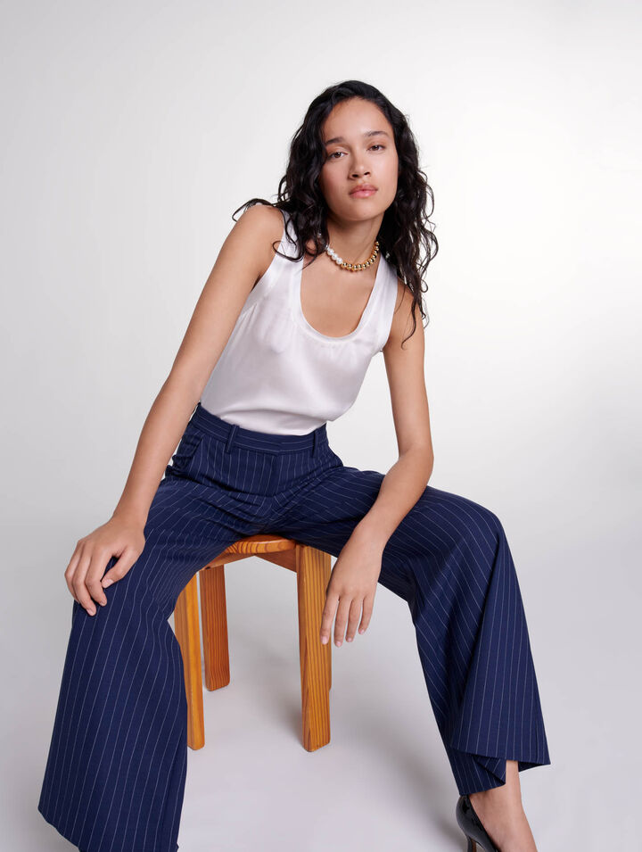 Striped trousers 