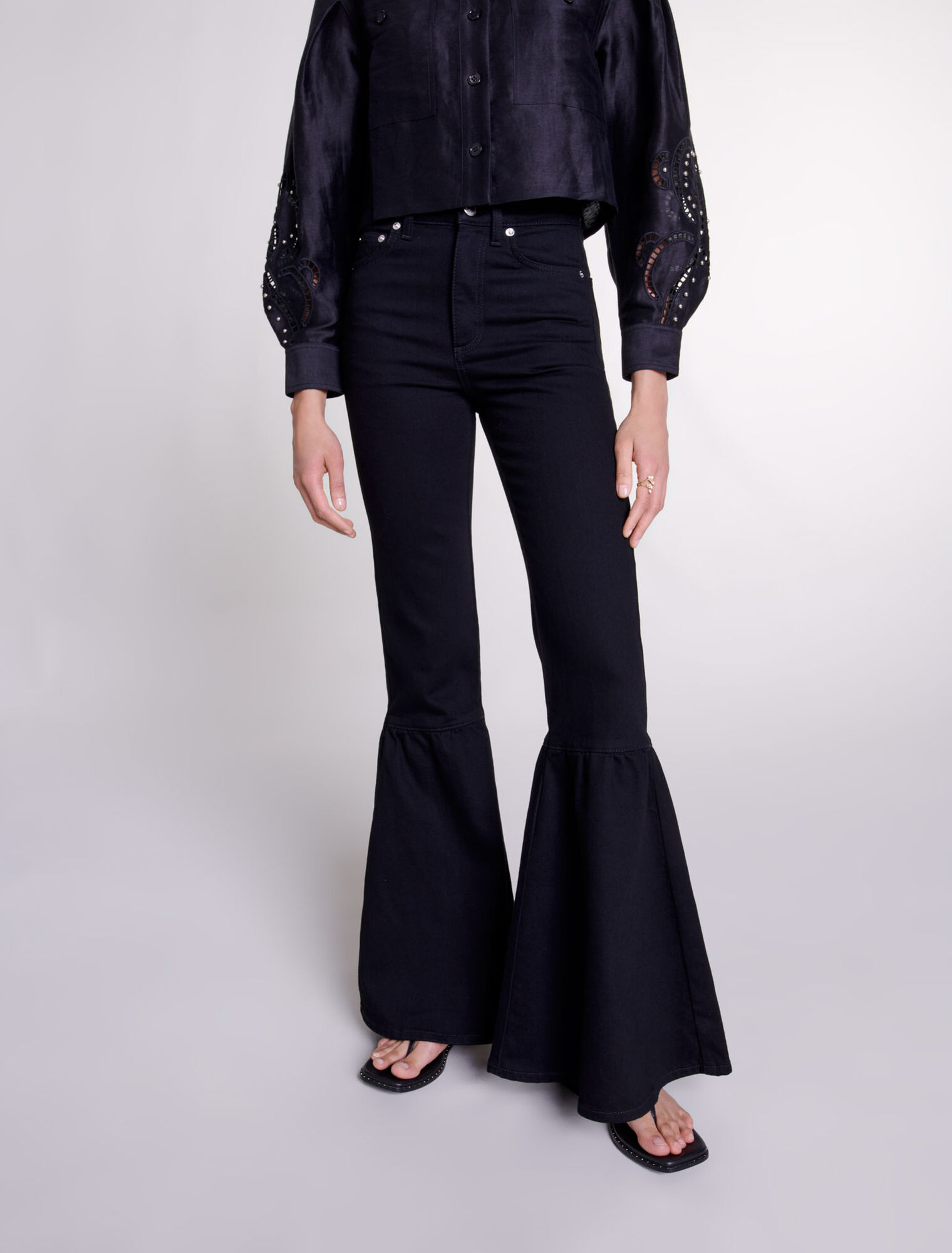 Flared jeans