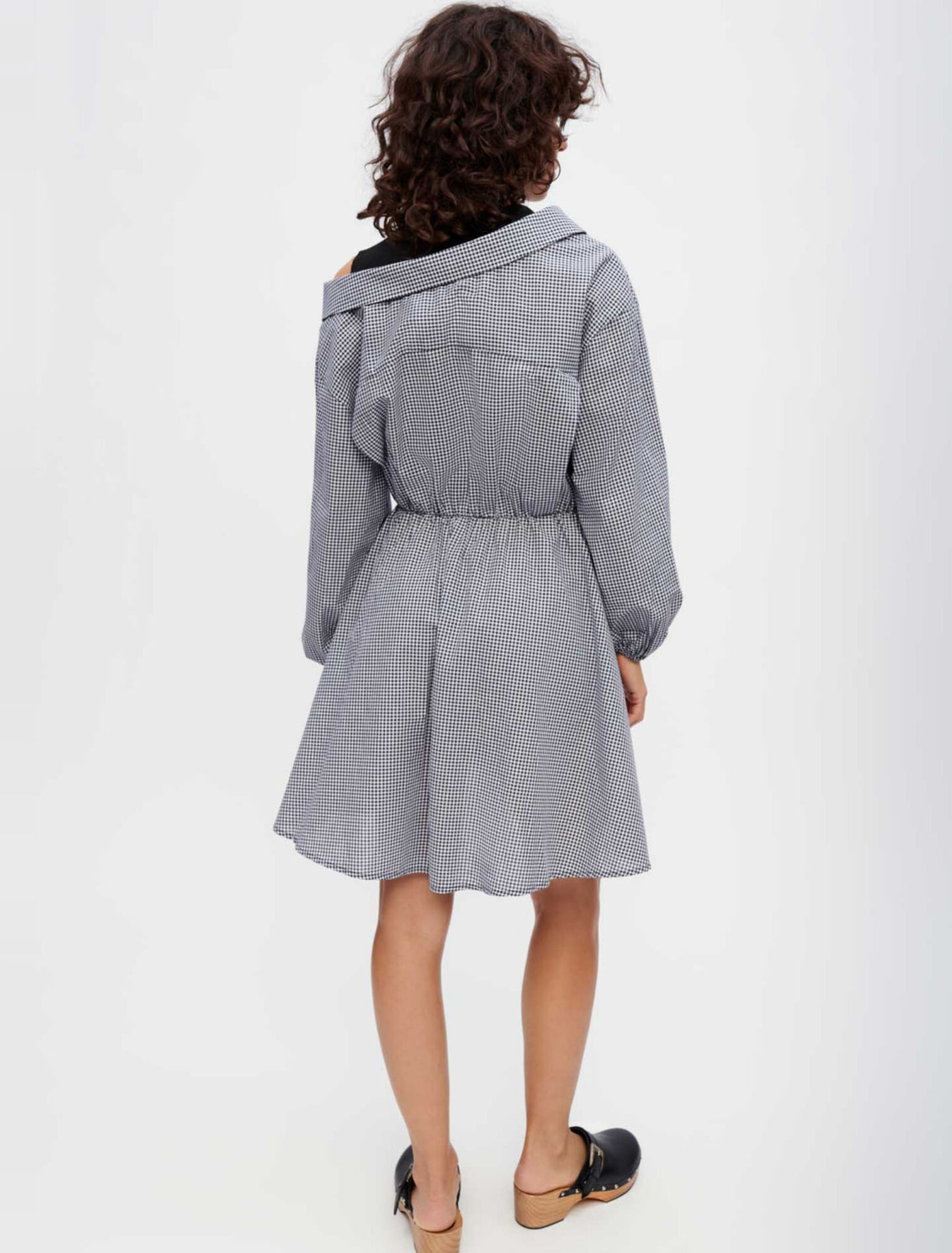 Trompe-l’oeil shirt dress