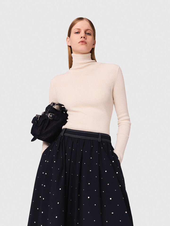 Wool and silk jumper