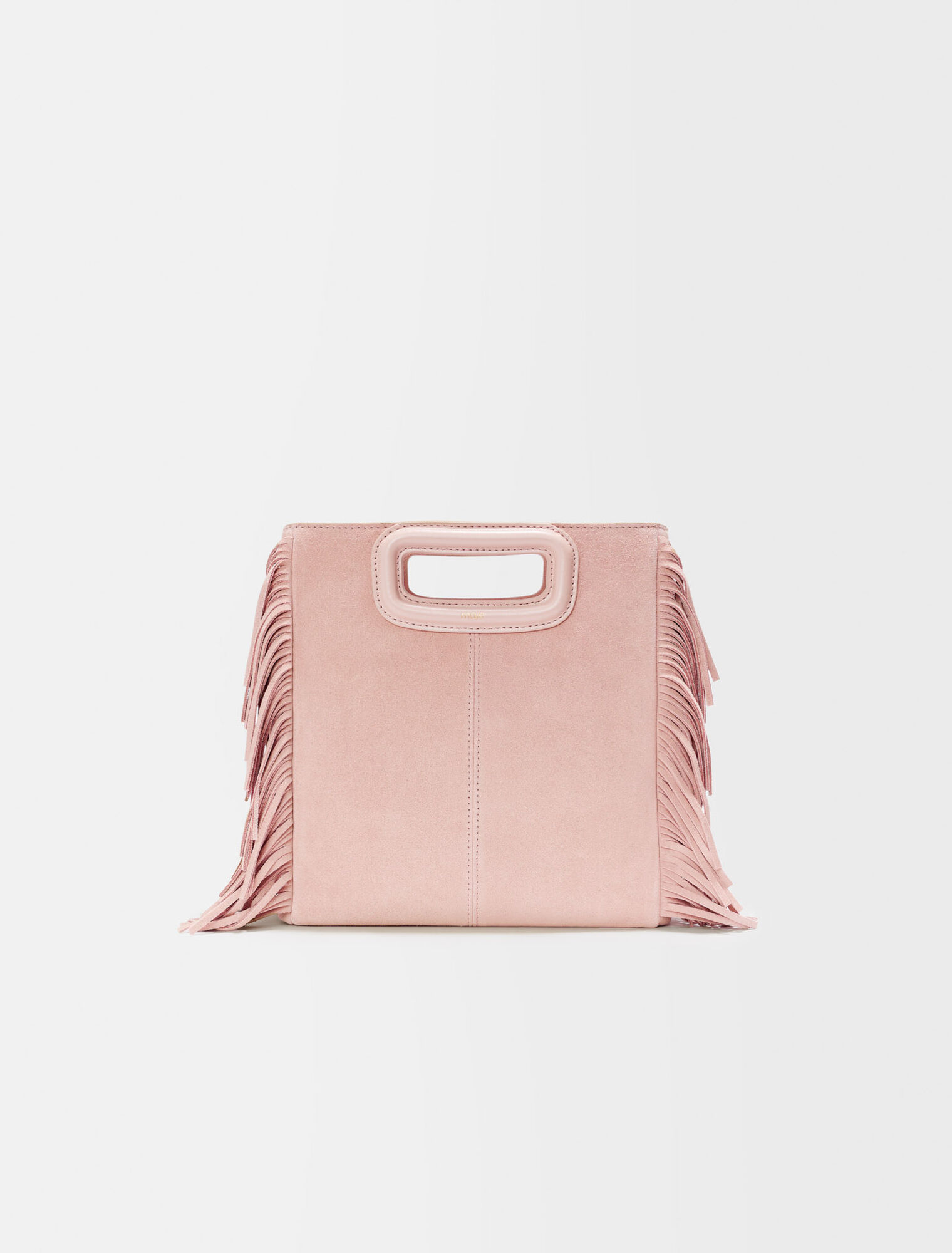 M bag in suede leather