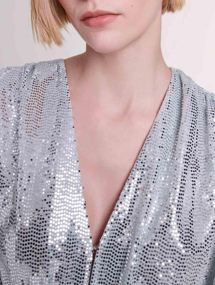 Floaty sequin dress