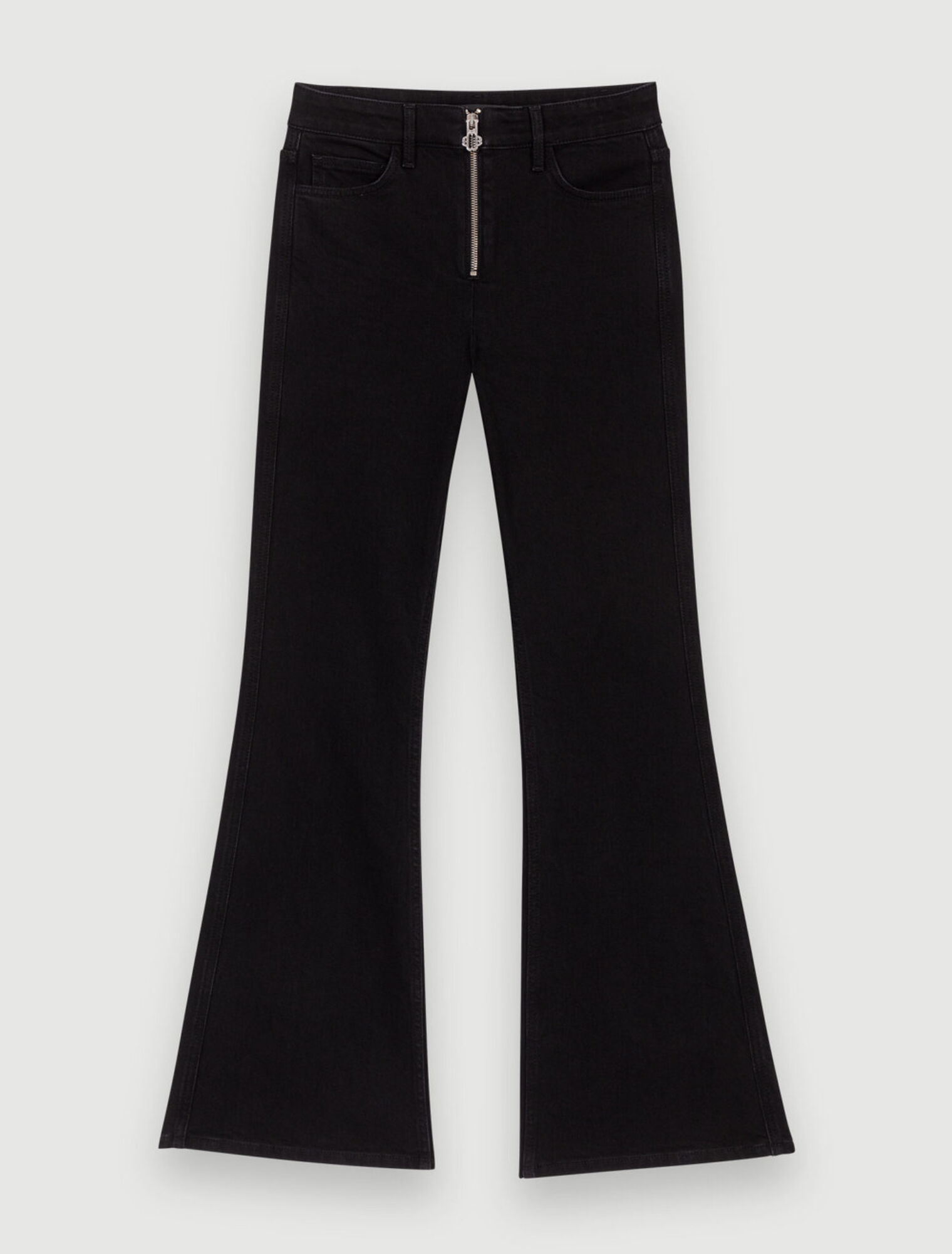 Black flared jeans