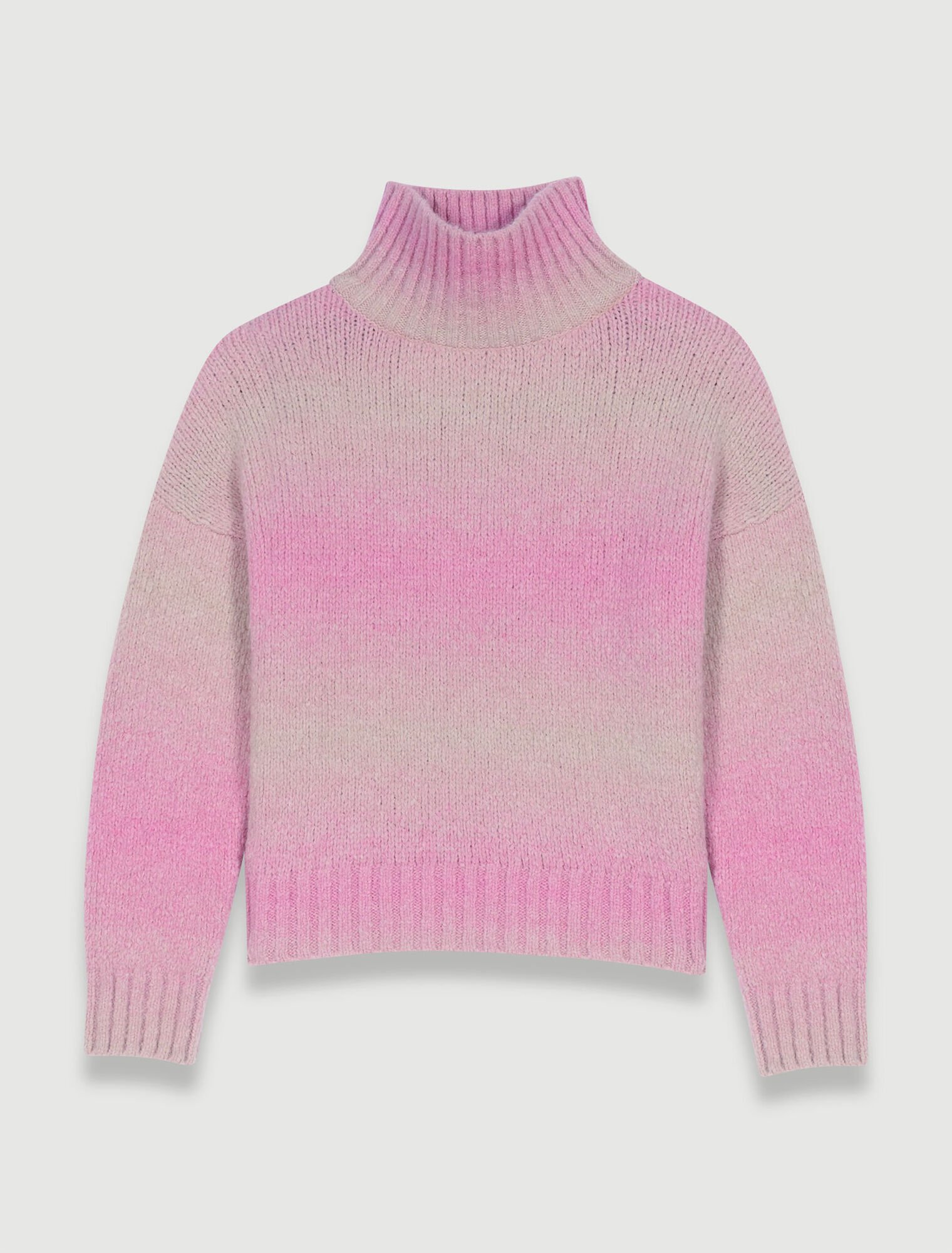 Gradient knit jumper