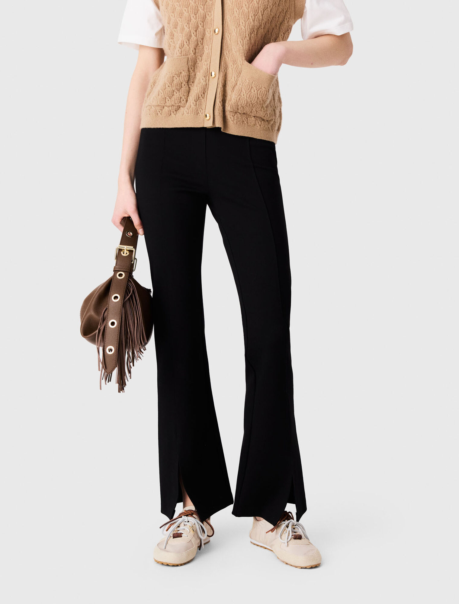 Slit trousers