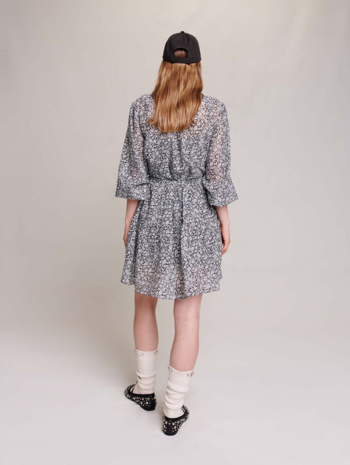 Short patterned dress