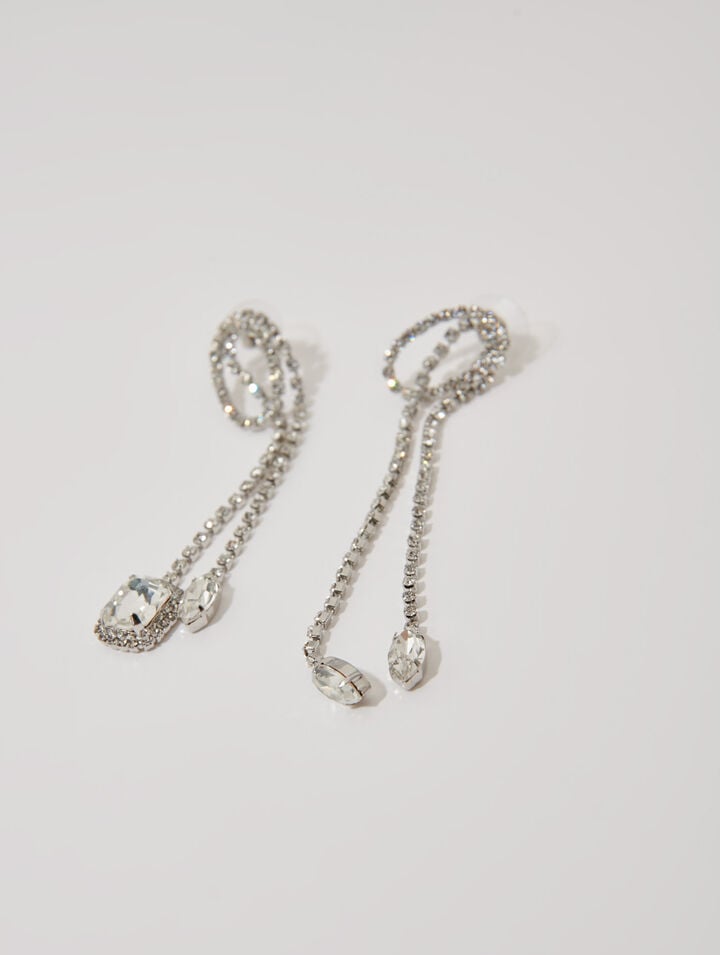 Rhinestone earrings