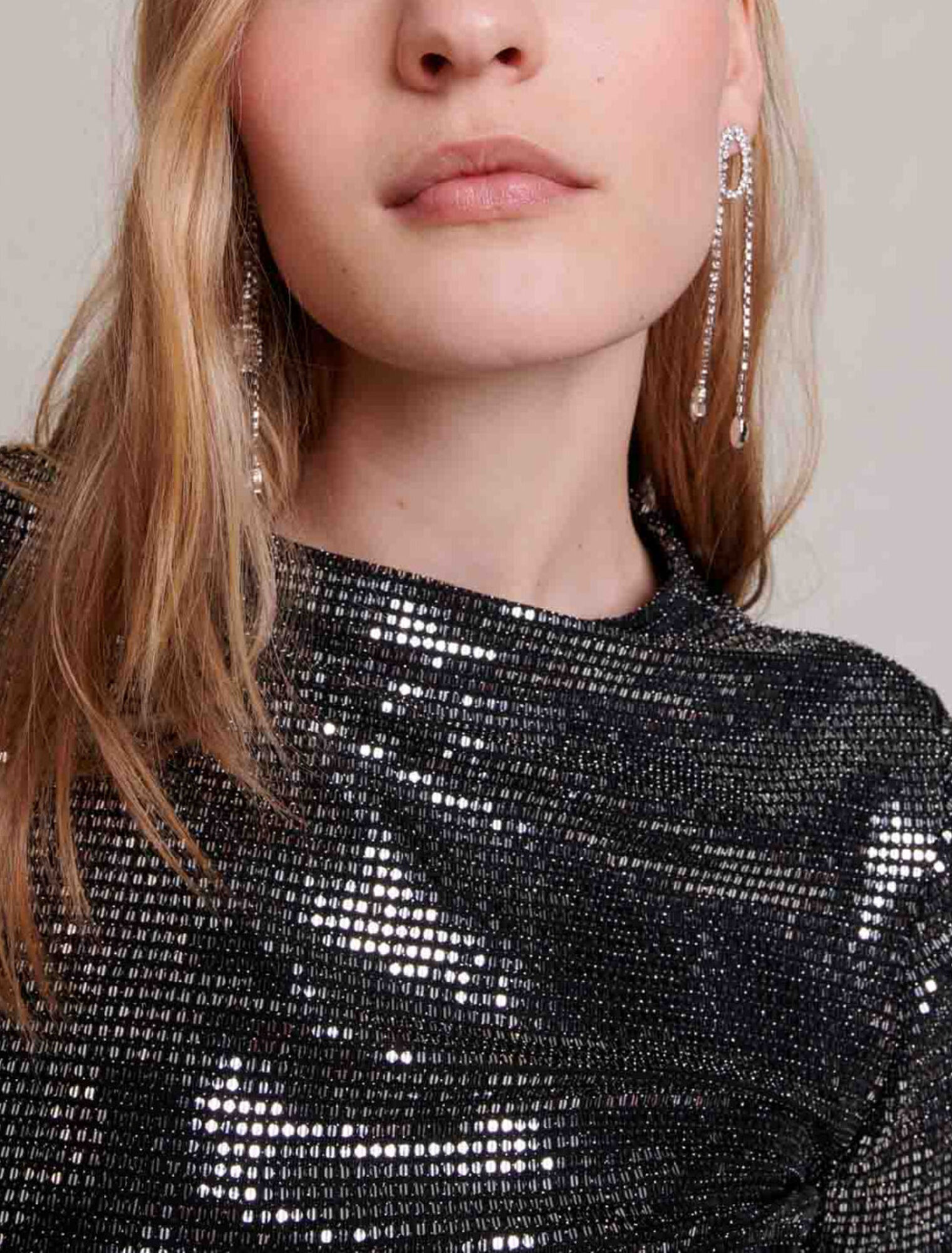Short silver dress