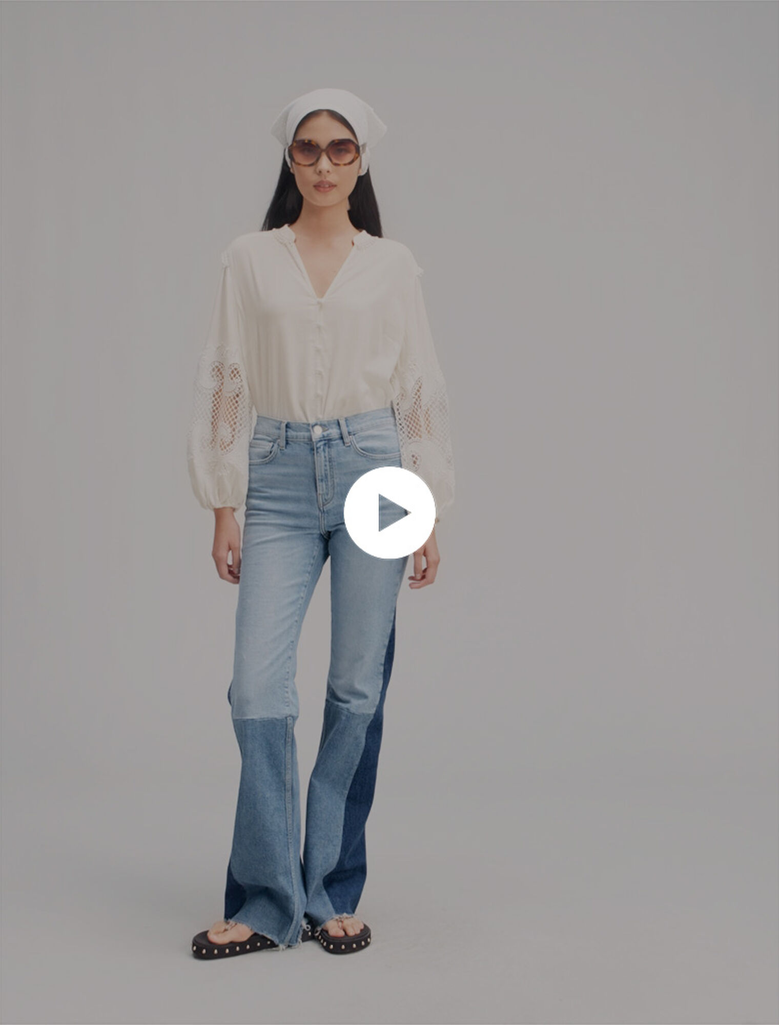 Long sleeve blouse