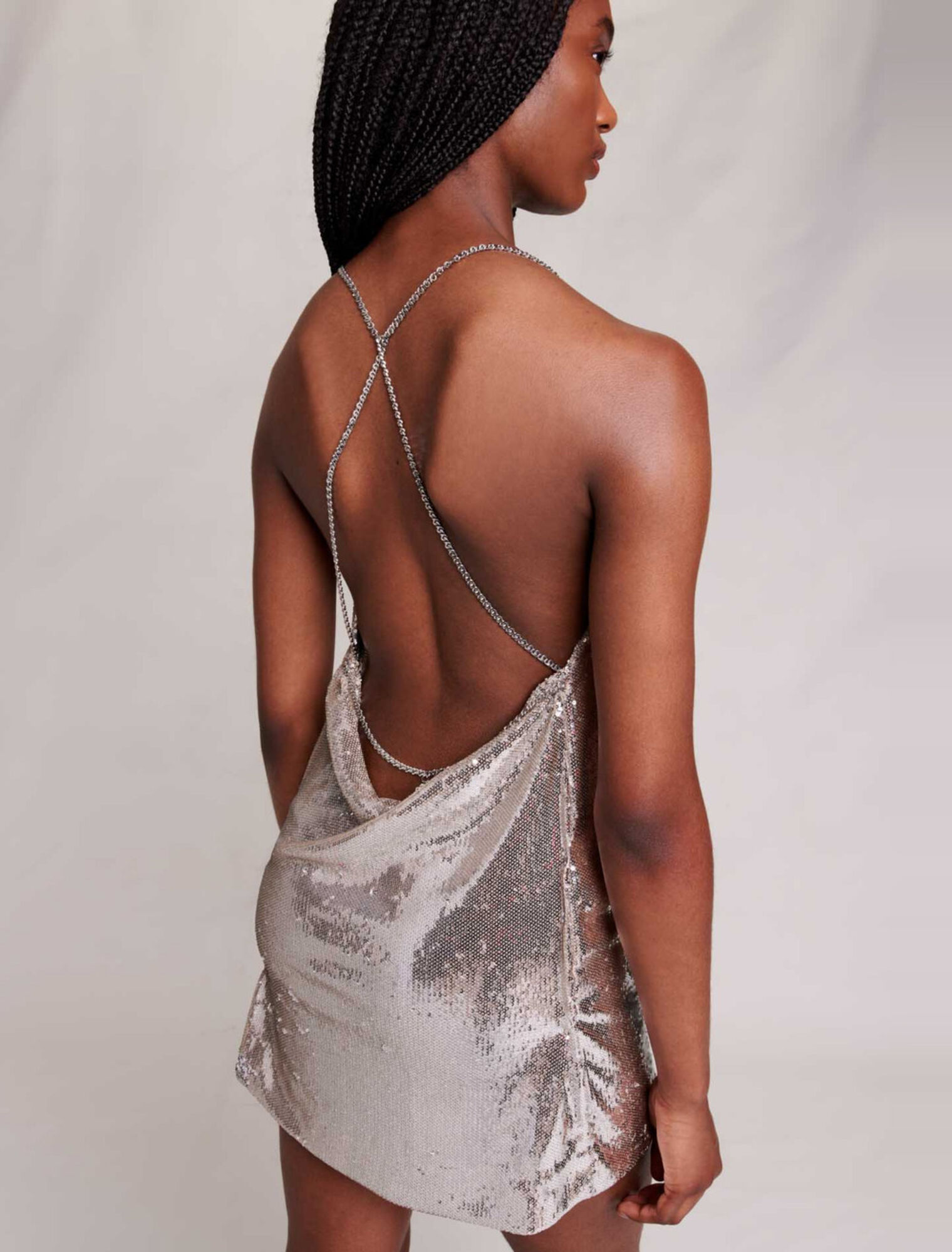 Short sequined dress