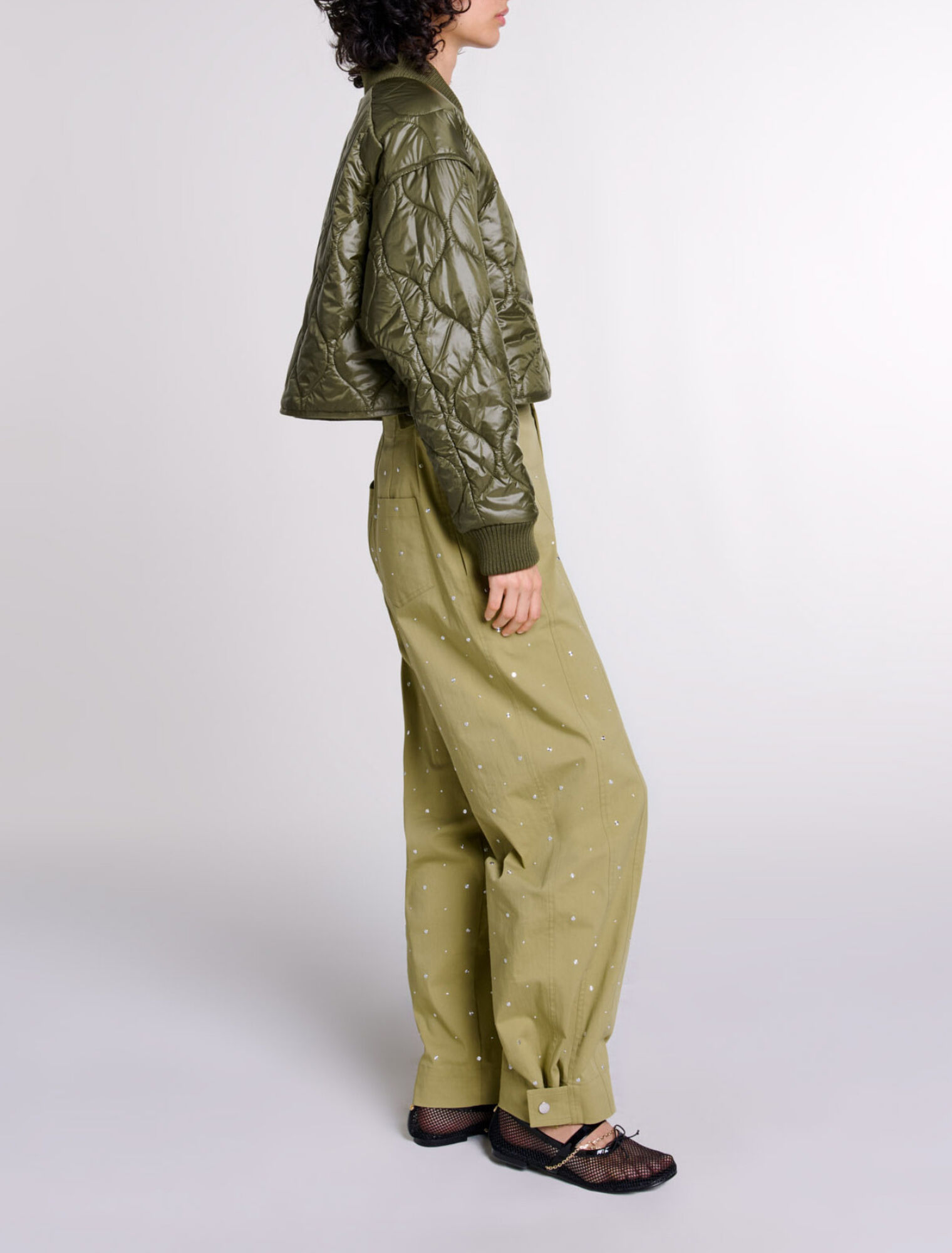 Short quilted jacket