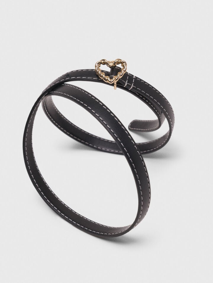 Slim heart belt