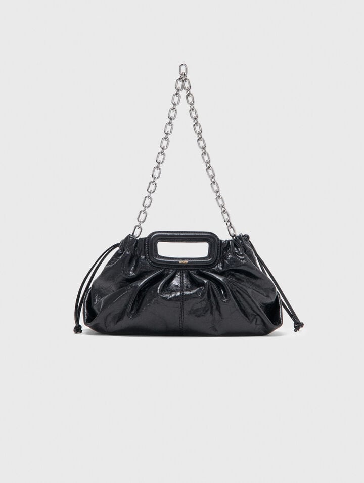 Crackled leather Milpli pouch