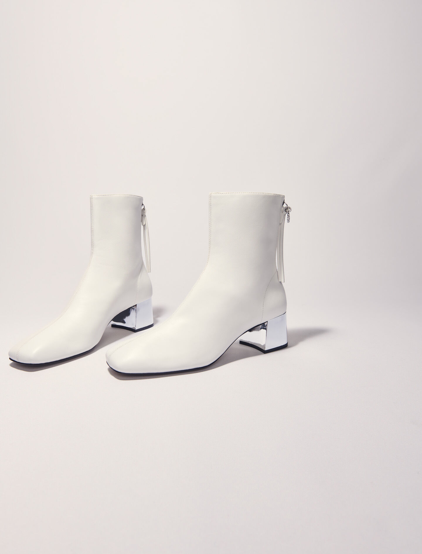 靴 vintage crown leather zip heel boots CROWN VINTAGE WOMEN'S BROWN LEATHER SIDE ZIP BOOTS Lace